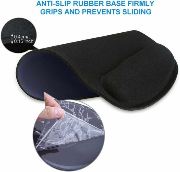 Mouse Pad With Silicone Gel Wrist  Support