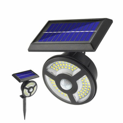 Solar Powered Sensor Motion LED Wall  & Ground Light (Ground Spike  Included)