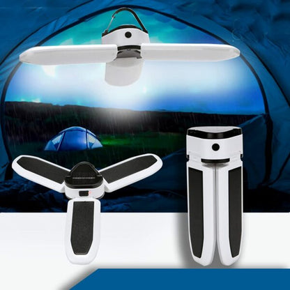 LED Solar Powered Folding Lamp with  USB Port To Charge Phones