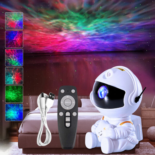 Wolulu AS-50307 Astronaut Starry Sky Galaxy Projection Lamp