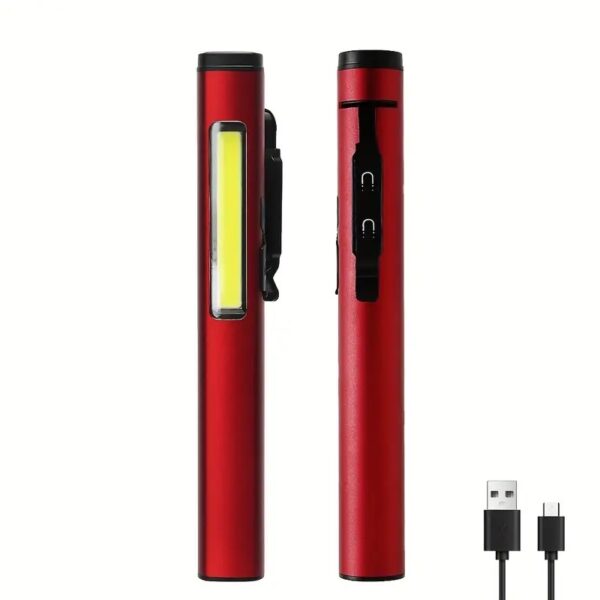 Aerbes AB-SD35 Magnetic Slim 800mah Battery LED + COB Mini Torch