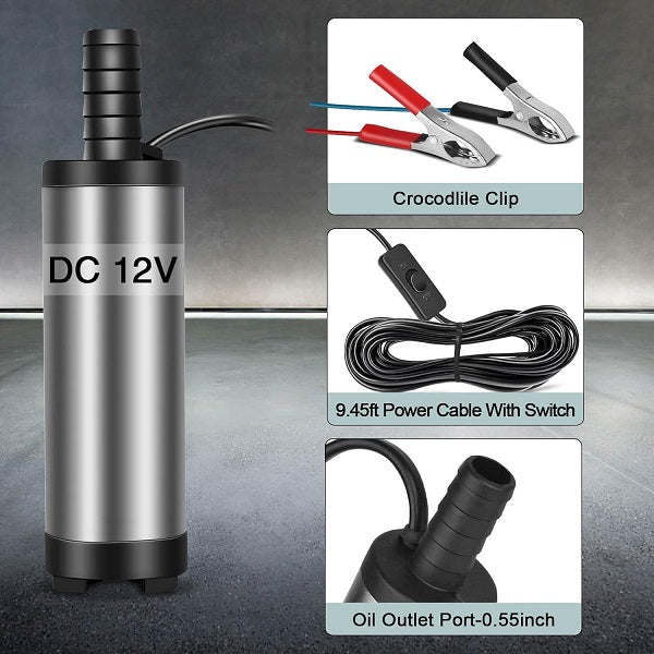 15CM DC 12V Diesel Pump Cylinder Length