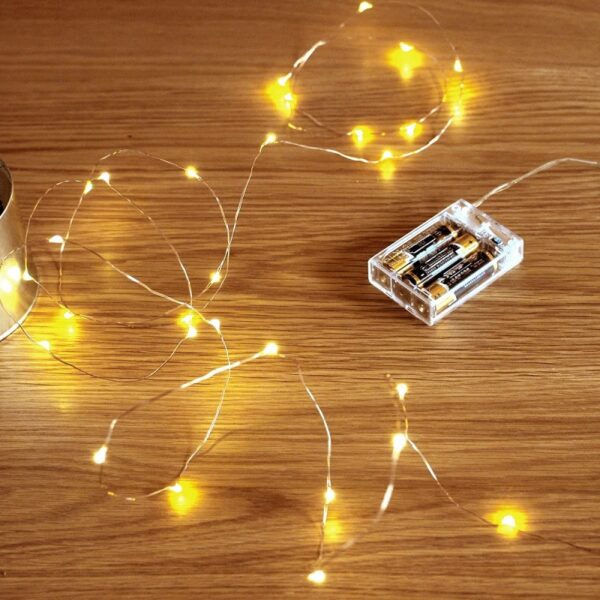 ZYF-88 Copper Wire Battery Operated Fairy Light Warm White 5M