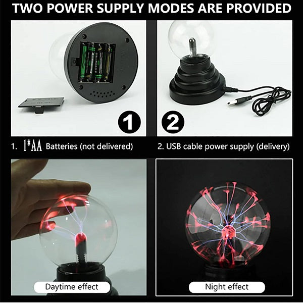 JG20375240 3.5″ Mini Electrostatic Plasma Ball