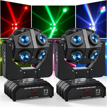 12 Moving LED Heads Laser Stage  Light