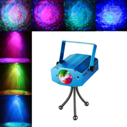 ZYF-0062 220V 3 Colour Water Ripples LED Stage Light With Remote Control