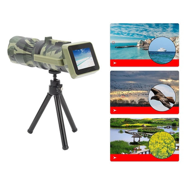 WY-01 Telescope Camera with 2″ LCD & Video Function 8Mp With Tripod Stand