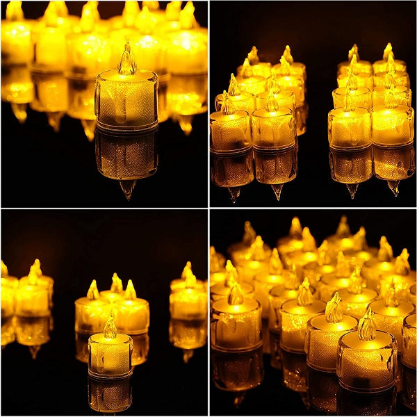 Battery Operated Smokeless Candles Pack Of 24