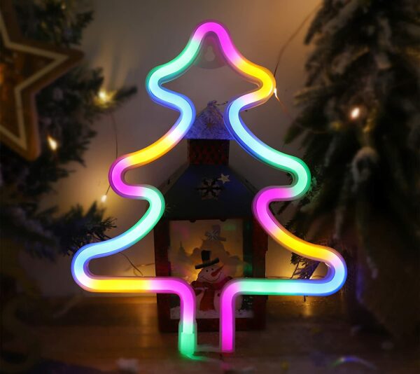 FA-A15 Christmas Tree Neon Sign Lamp USB And Battery Operated