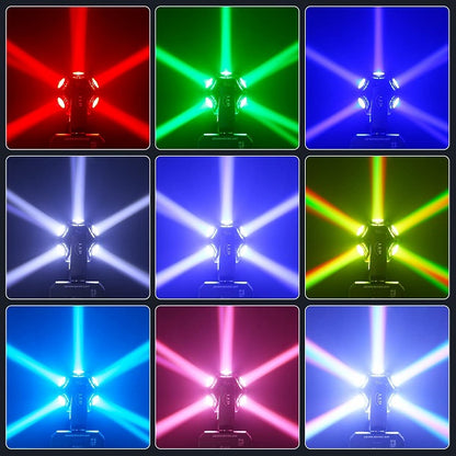 12 Moving LED Heads Laser Stage  Light