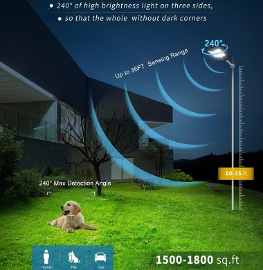 Aerbes AB-T15 Solar Powered Waterproof Street Light 200W