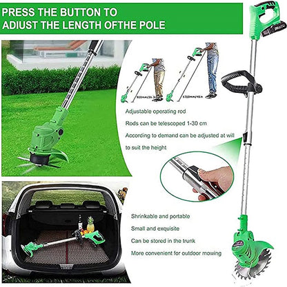 Electric Cordless Lawn Mower, With  Two 25V 7500Mah