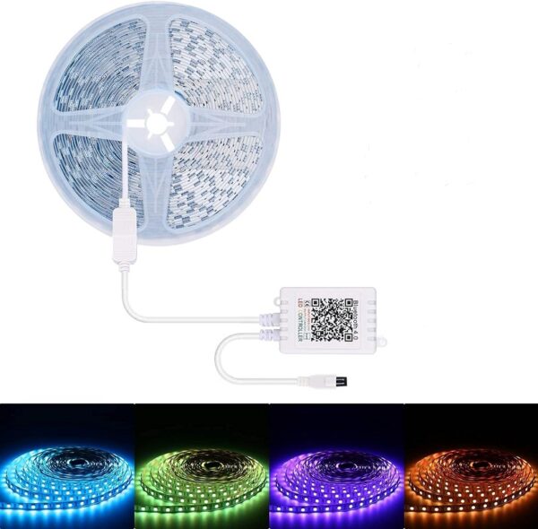 ZYF-103 RGB LED Strip Light 12V 5050 5M