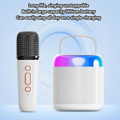 Wolulu AS-50192 Portable Bluetooth Speaker with Karaoke Microphone 1500mah Battery