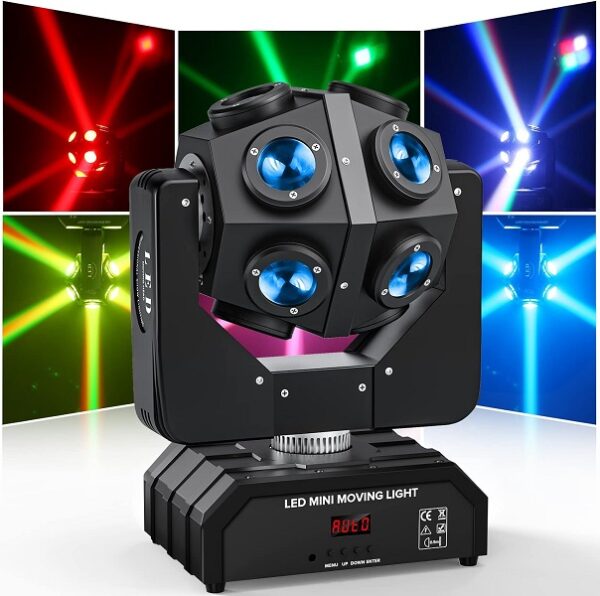 12 Moving LED Heads Laser Stage  Light