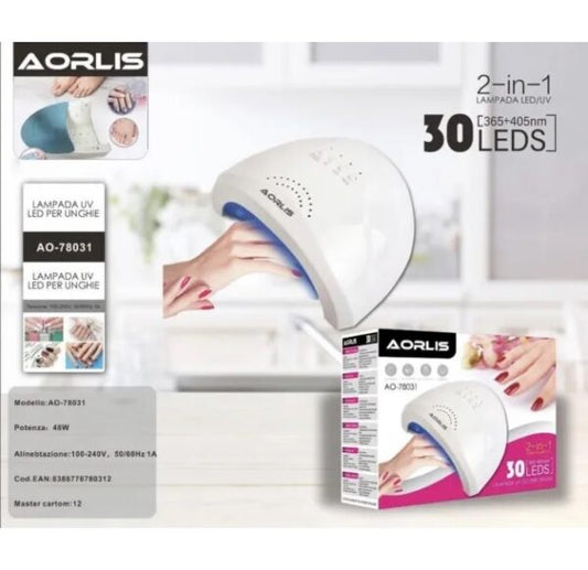 Aorlis 30LED 2 in 1 UV/LED Nail  Lamp