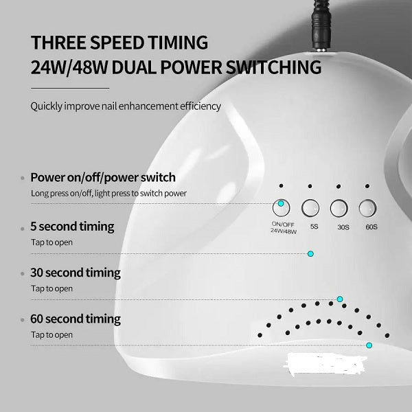 Aorlis 30LED 2 in 1 UV/LED Nail  Lamp