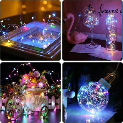 ZYF-89 Copper Wire Battery Operated Fairy Light RGB 5M