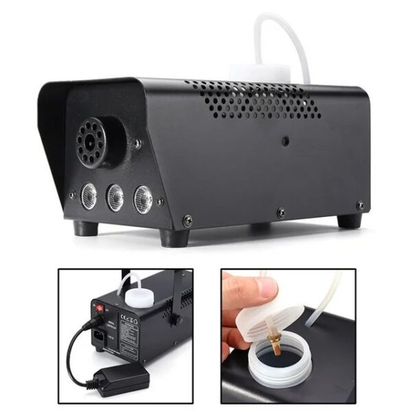 PM-012 Fog Machine Dual Control with LED Light + Remote Control 600W