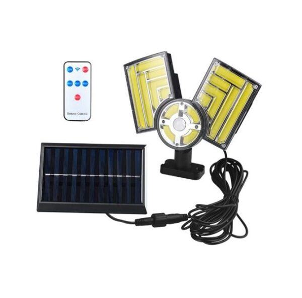 Solar Powered Induction Street Cob  Light With Remote Control