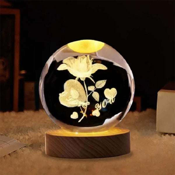 Crystal Ball LED Luminous Night  Light