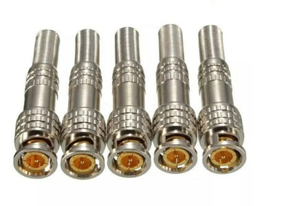 BNC Male Connector RG-59 for  Coaxical Cable  100 Pieces