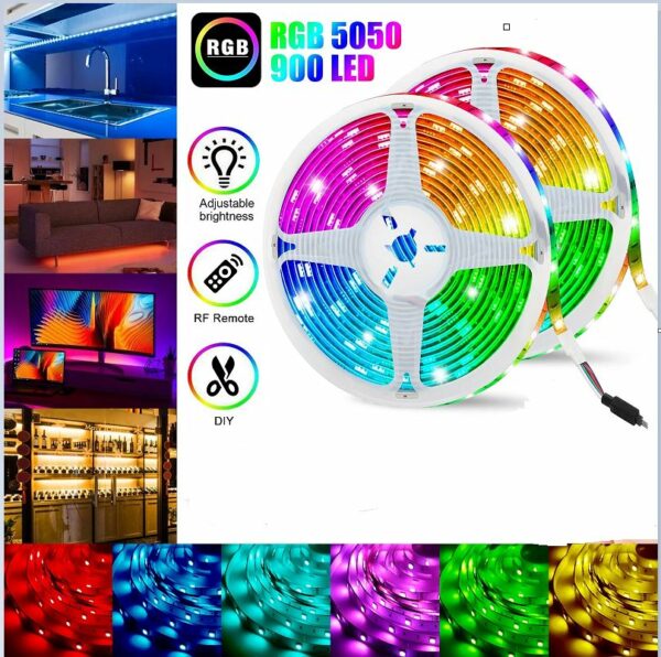 ZYF-103 RGB LED Strip Light 12V 5050 5M