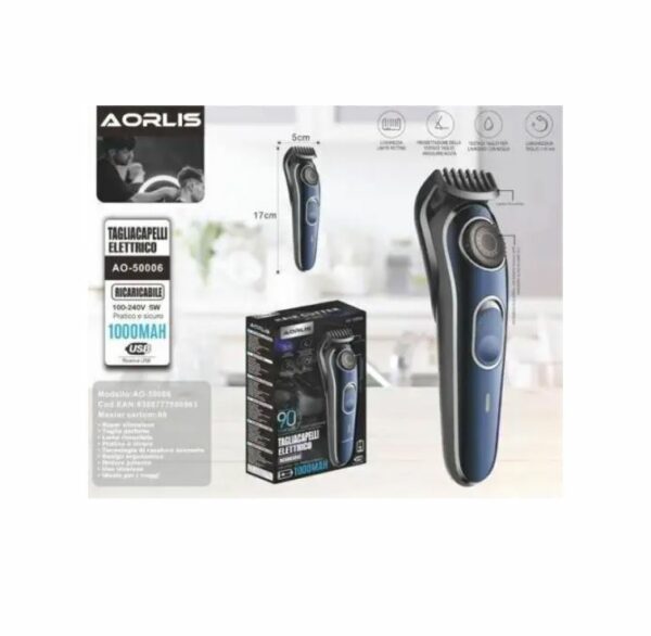 Aorlis Rechargeable 1000mah  Battery Shaver