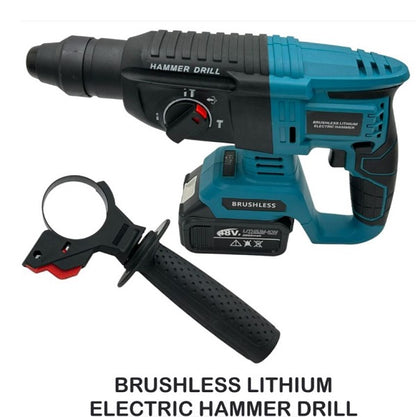 4 Electric Tool Set with 2 x 48V  15000mah Litium Battery. 1 x Impact  Wrench, 1 x Angle Grinder, 1 x Hammer  Drill, 1 x Electric Drill