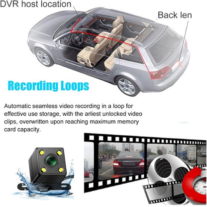 Rearview mirror driving recorder