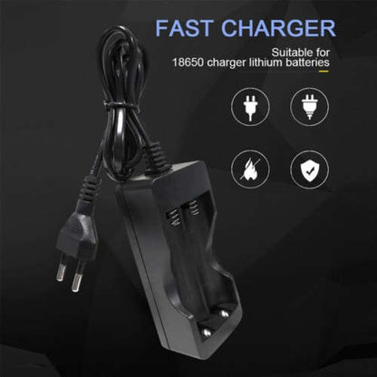 4*18650 Battery and 18650 Battery Charger Fast Charging Kit