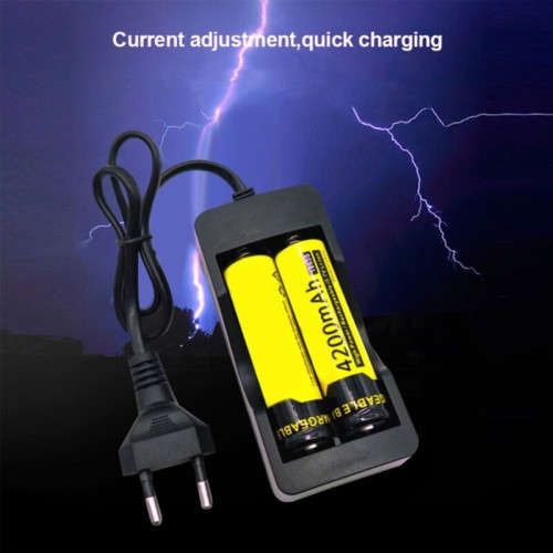 4*18650 Battery and 18650 Battery Charger Fast Charging Kit