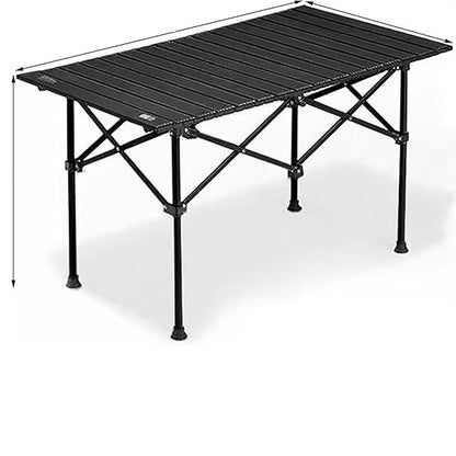 JG20375672 Outdoor Foldable Table and 6 Chairs Camping Set