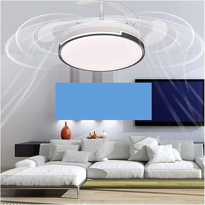 Wolulu AS-51079 48″ LED Designer Ceiling Fan Light 72w 3 Adjustable Light Settings