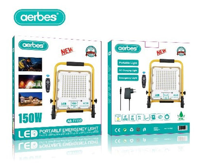 Aerbes AB-T1150 Portable Rechargeable LED Light 150W