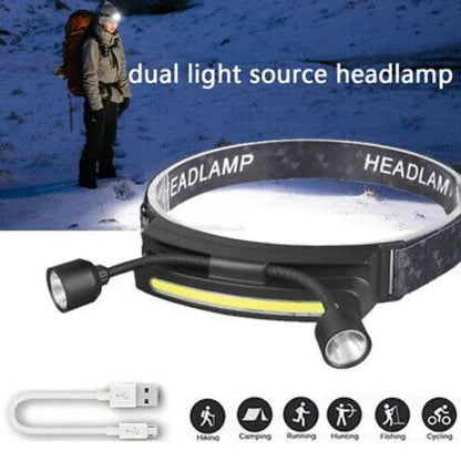 FA-YC-135 Rechargeable COB + XPE Ultra Bright 5 Gear 230? Angle Headlamp