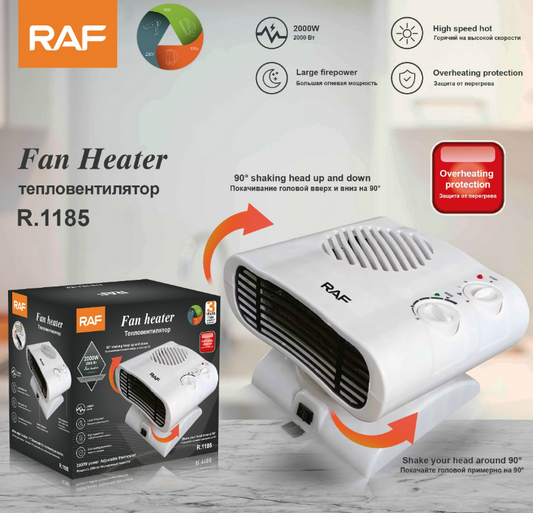 Household 2000w Mini Home Room Warm Air Heater Fan