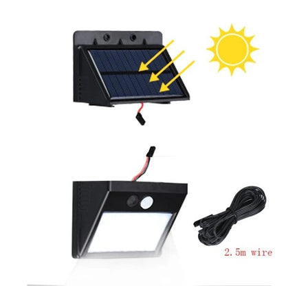 LED Sensor Solar Wall Lamp Separable  Solar Panel for Optimum Use