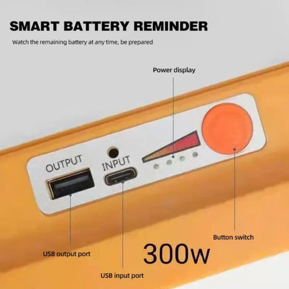 Aerbes Multifunctional Rechargeable Solar Powered Flood Light 300W
