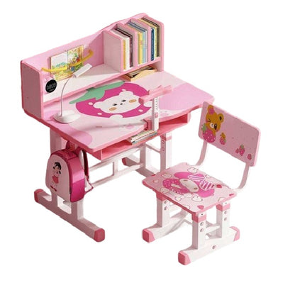 JG20375448 Children’s Adjustable Study Desk Home Desktop Combination Ergonomic Children Chairs In Pink (Copy)