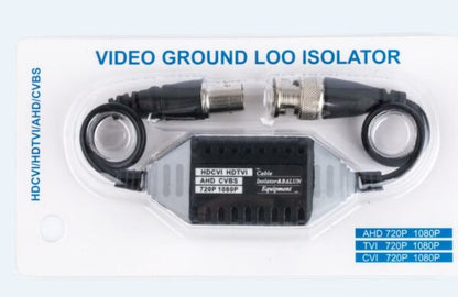 Coaxial Video Ground Loop  Isolator Balun BNC Male to Female