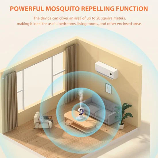 3in1 Mosquito Repellent with Air Humidifier & Colorful Night Light