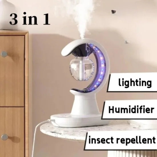 3in1 Mosquito Repellent with Air Humidifier & Colorful Night Light