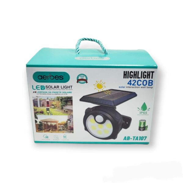 Aerbes Outdoor LED Wa  Solar Lightterproof