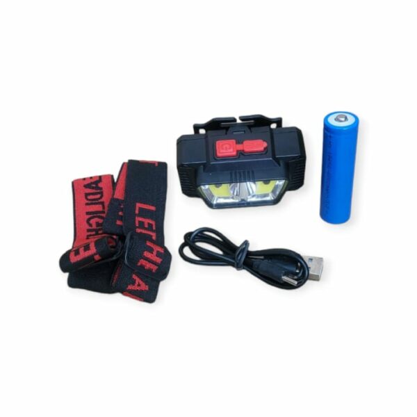 FA-918 COB Rechargeable Headlamp 1LED + 2COB