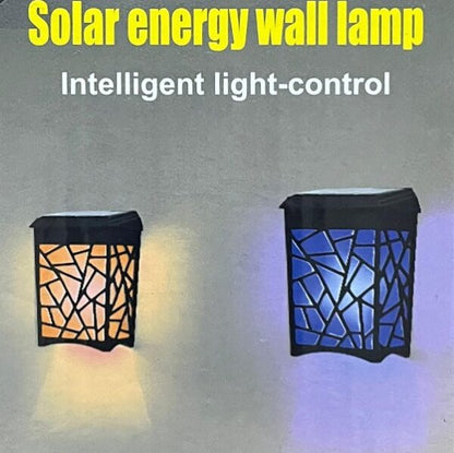 Aerbes Solar Powered RGB  Decorative Wall Lamp