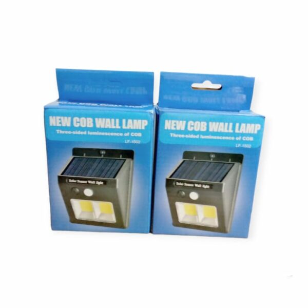 Solar Powered Sensor Wall COB Light