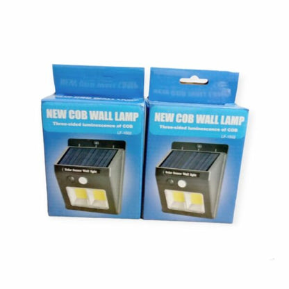 Solar Powered Sensor Wall COB Light