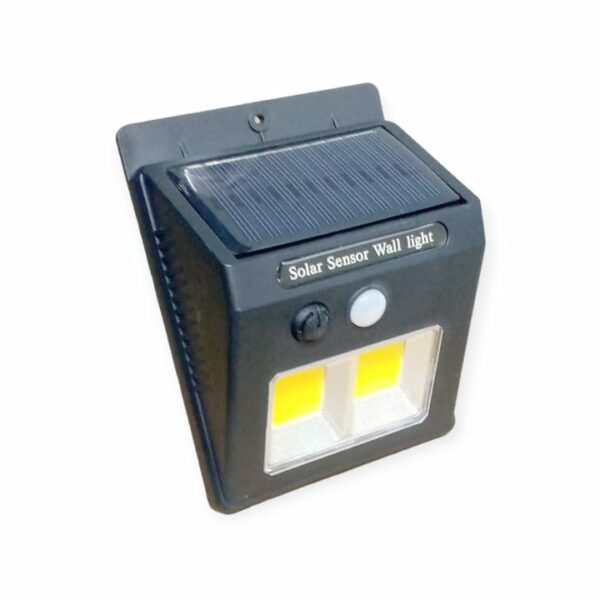 Solar Powered Sensor Wall COB Light