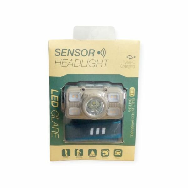 FA-W6120 Rechargeable Sensor Headlamp With Type C Charger